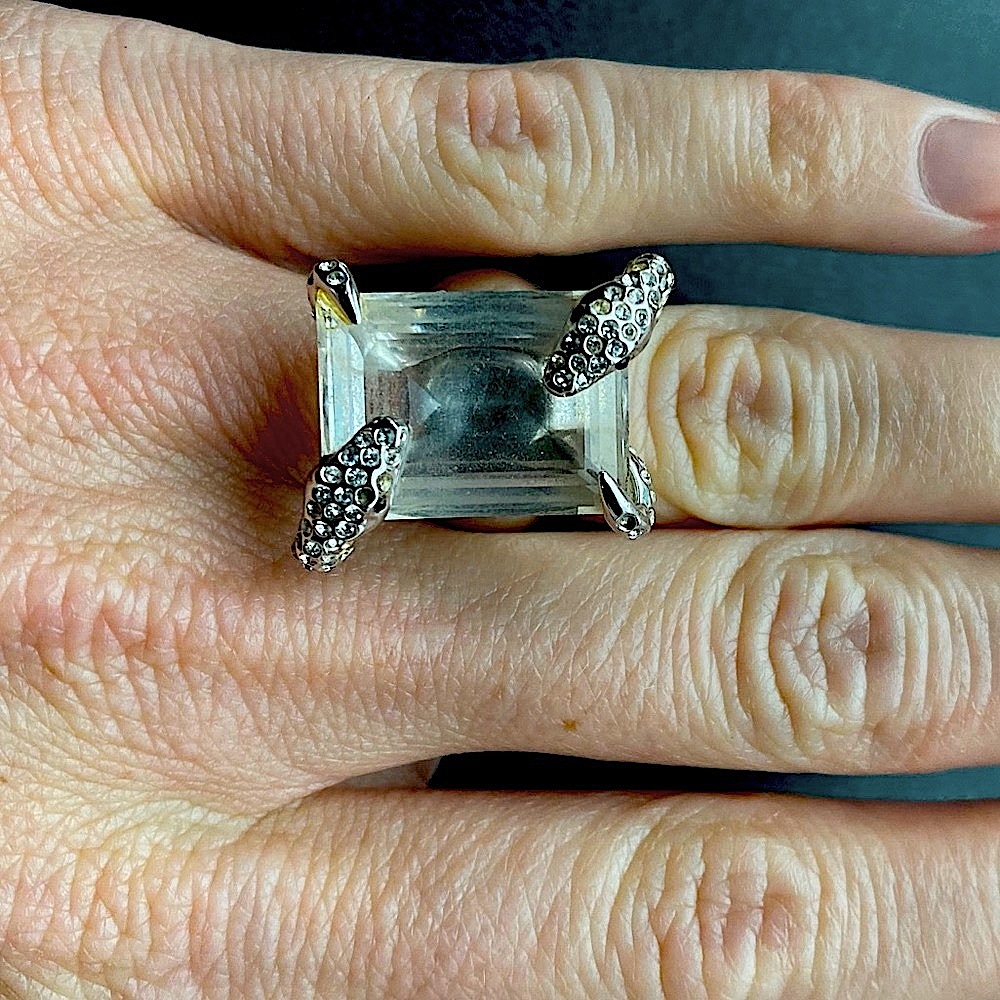 Swarovski Hypnosis Serpent Crystal Ring